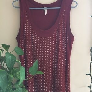Beaded tank top